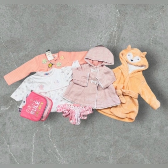 NWT Baby Girls Clothing & Accessories Bundle 0/3 Months to 6/9 Months
